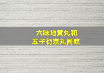 六味地黄丸和五子衍宗丸同吃