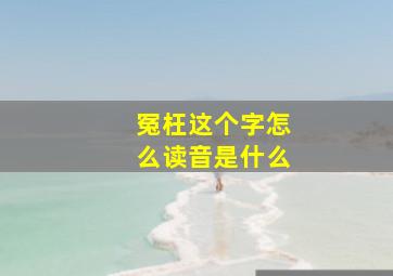 冤枉这个字怎么读音是什么