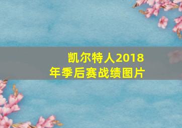 凯尔特人2018年季后赛战绩图片