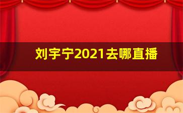 刘宇宁2021去哪直播