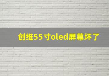 创维55寸oled屏幕坏了