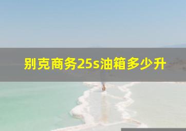 别克商务25s油箱多少升