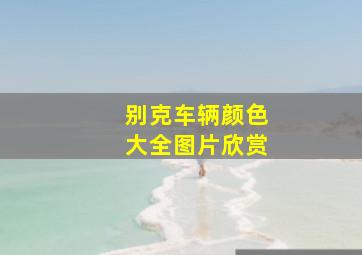 别克车辆颜色大全图片欣赏