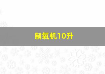 制氧机10升