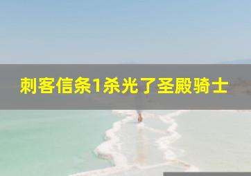 刺客信条1杀光了圣殿骑士