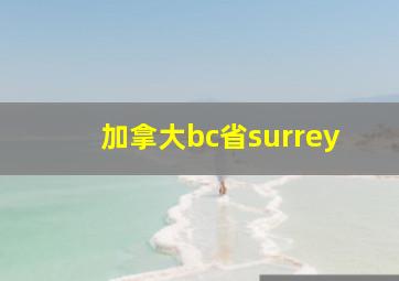 加拿大bc省surrey