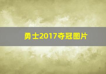 勇士2017夺冠图片