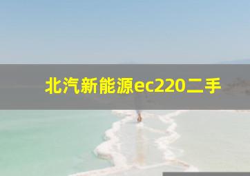 北汽新能源ec220二手