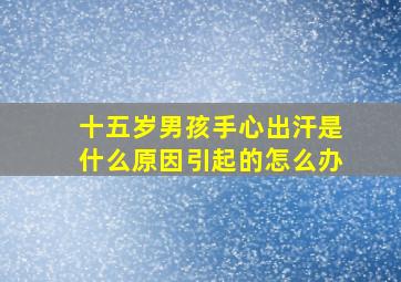 十五岁男孩手心出汗是什么原因引起的怎么办