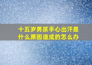 十五岁男孩手心出汗是什么原因造成的怎么办