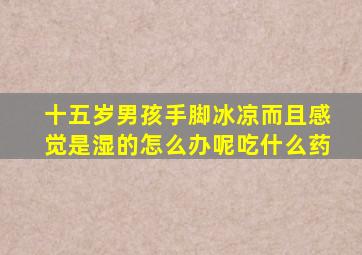 十五岁男孩手脚冰凉而且感觉是湿的怎么办呢吃什么药