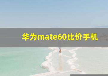 华为mate60比价手机