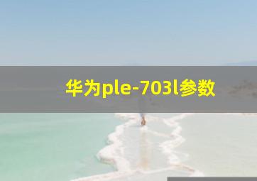 华为ple-703l参数