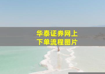 华泰证券网上下单流程图片