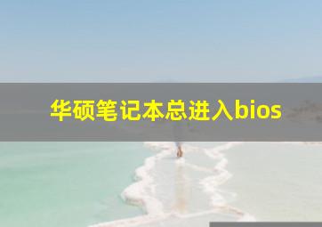 华硕笔记本总进入bios