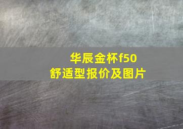 华辰金杯f50舒适型报价及图片