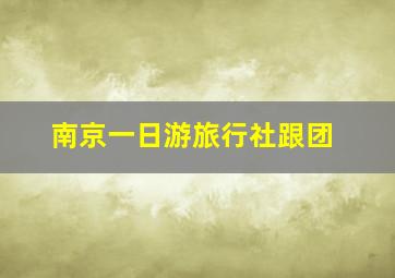 南京一日游旅行社跟团