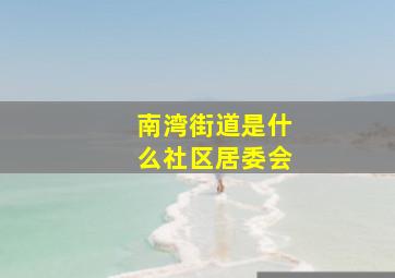 南湾街道是什么社区居委会