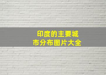 印度的主要城市分布图片大全