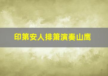 印第安人排箫演奏山鹰