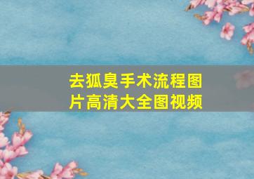 去狐臭手术流程图片高清大全图视频