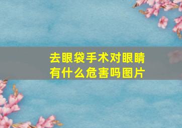 去眼袋手术对眼睛有什么危害吗图片