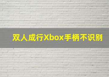 双人成行Xbox手柄不识别