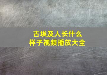 古埃及人长什么样子视频播放大全