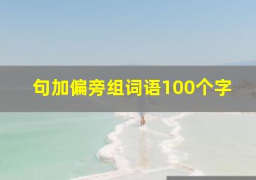 句加偏旁组词语100个字