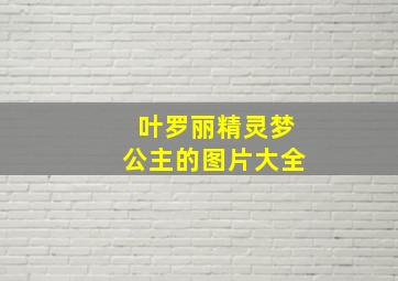 叶罗丽精灵梦公主的图片大全