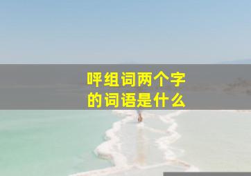 呯组词两个字的词语是什么