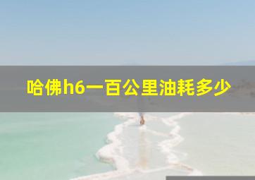 哈佛h6一百公里油耗多少