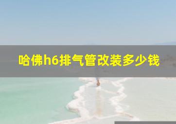 哈佛h6排气管改装多少钱