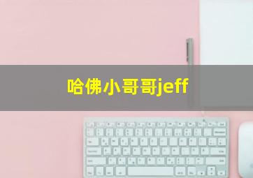 哈佛小哥哥jeff