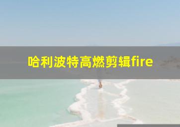 哈利波特高燃剪辑fire