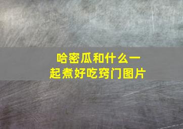 哈密瓜和什么一起煮好吃窍门图片