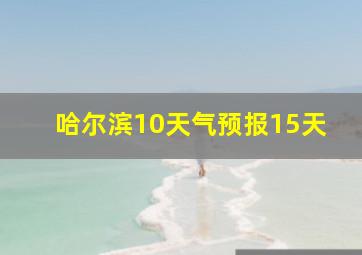 哈尔滨10天气预报15天