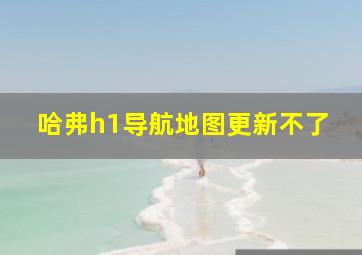 哈弗h1导航地图更新不了