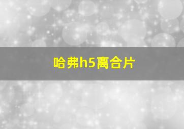 哈弗h5离合片