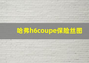 哈弗h6coupe保险丝图