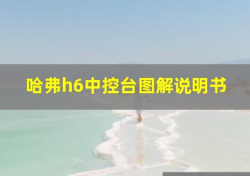 哈弗h6中控台图解说明书