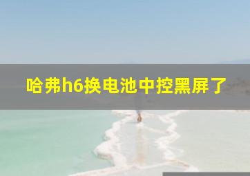 哈弗h6换电池中控黑屏了