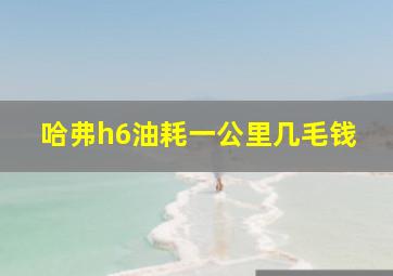 哈弗h6油耗一公里几毛钱