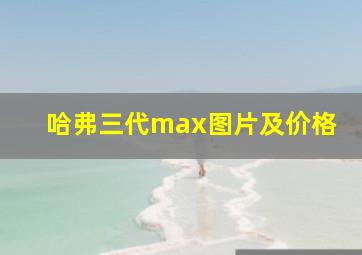 哈弗三代max图片及价格