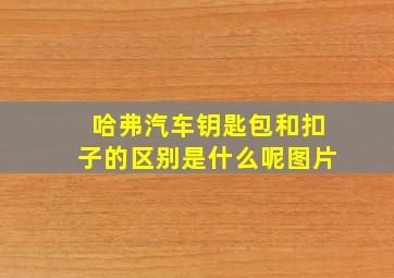 哈弗汽车钥匙包和扣子的区别是什么呢图片