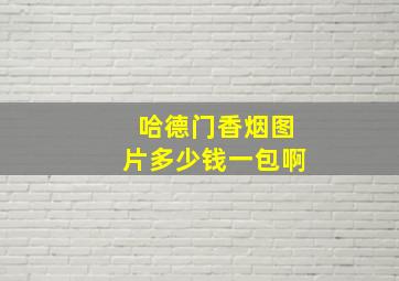 哈德门香烟图片多少钱一包啊