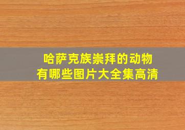 哈萨克族崇拜的动物有哪些图片大全集高清