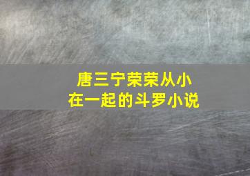 唐三宁荣荣从小在一起的斗罗小说