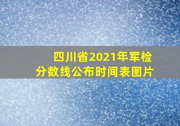 四川省2021年军检分数线公布时间表图片