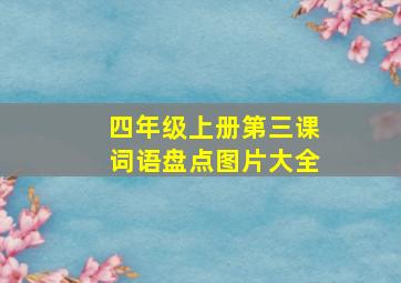 四年级上册第三课词语盘点图片大全